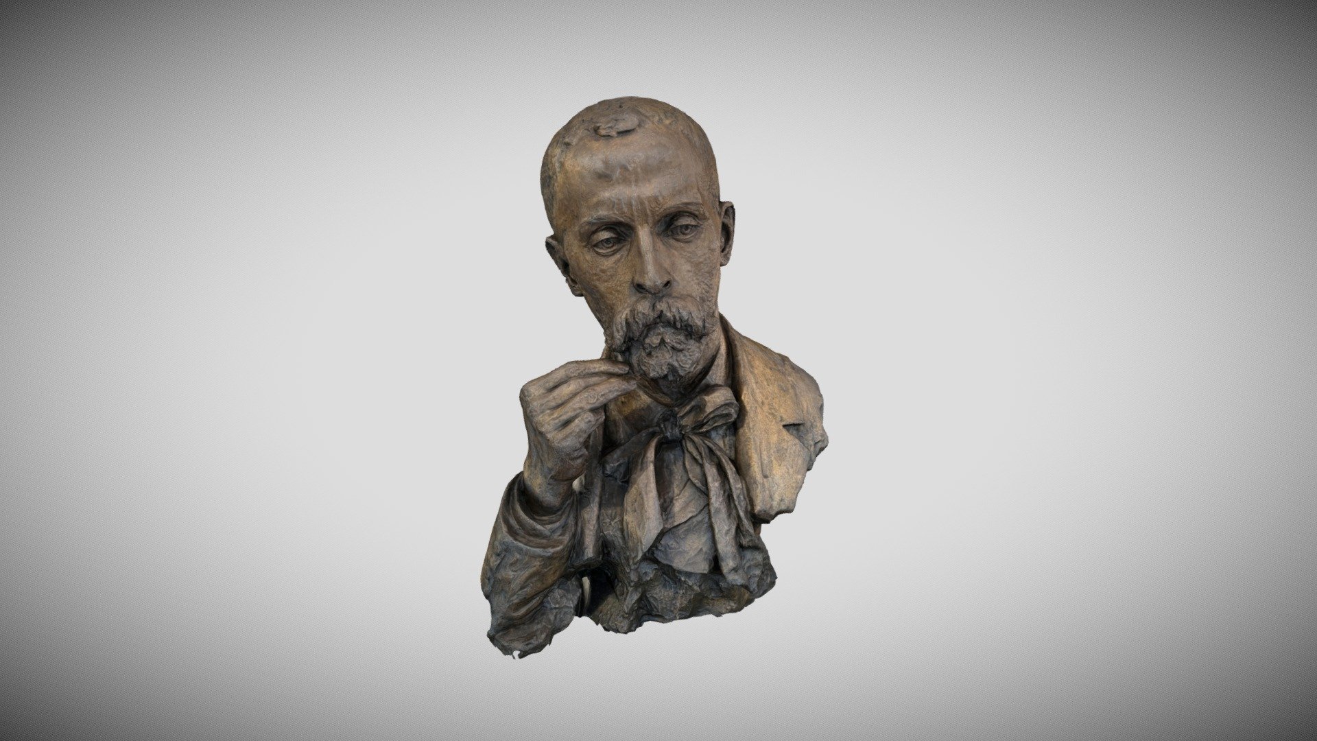 Mario Rutelli, Ritratto di Paolo Vetri - Download Free 3D model by ...