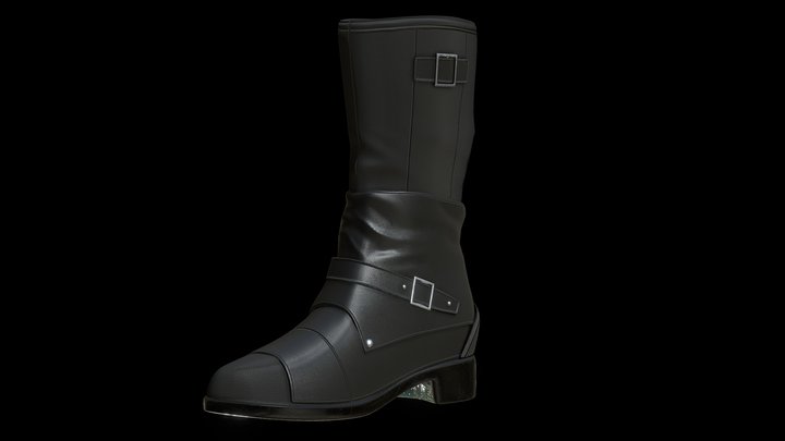 Frostline Command Boots 3D Model