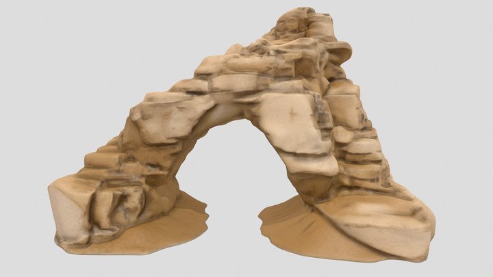 ['-X-']═Rock_Arch═['Westside'] – Gratis 3D-model STL