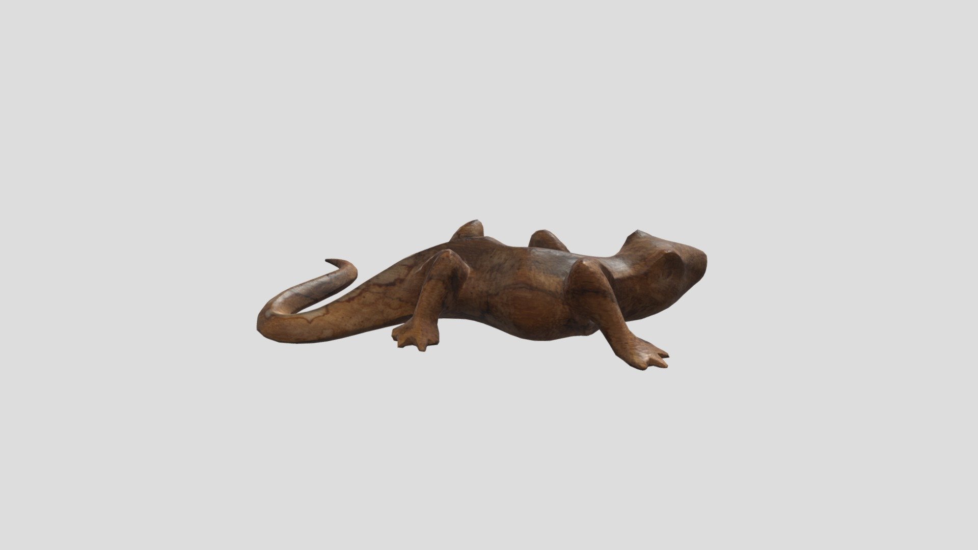 Wooden Lizard Sculpture - Download Free 3D model by hieisens [1798b8a ...