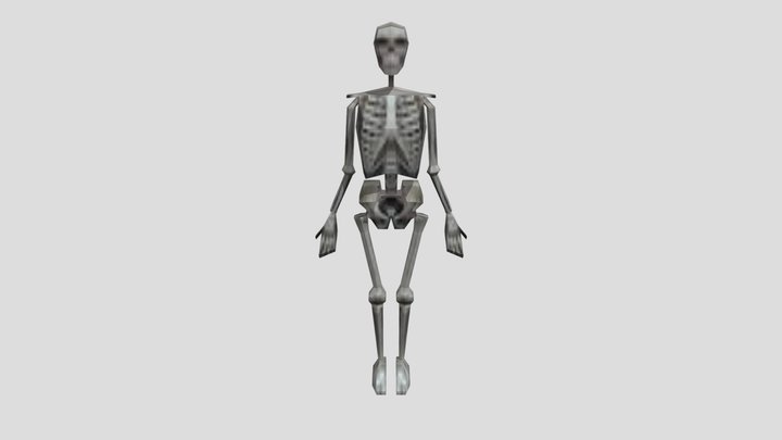 Skeleton_PSX 3D Model
