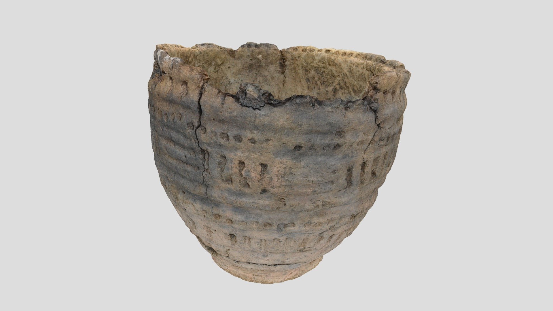 Early Bronze Age Food Vessel 2038 3D model by Heneb Gwynedd
