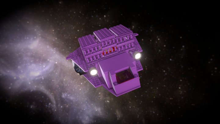 Lego Space Ship RubyRoseSenpai 3D Model
