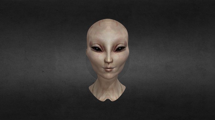 Alien Lady 3D Model
