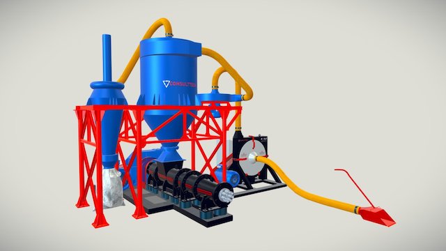 ReXuS Multifunctional mill 3D Model