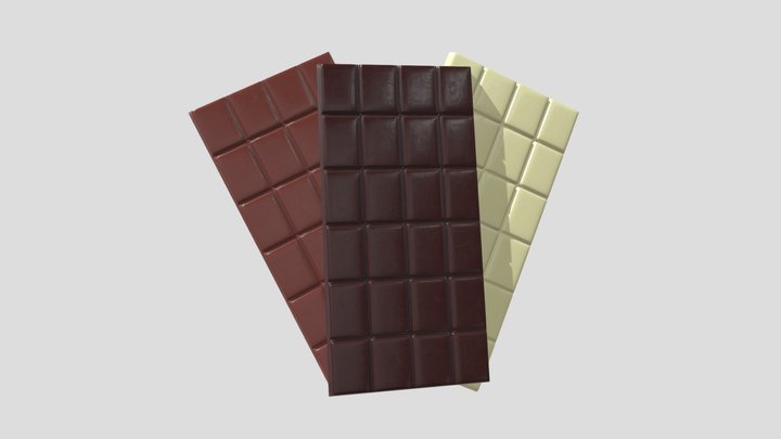Chocolate Bars 3D Model