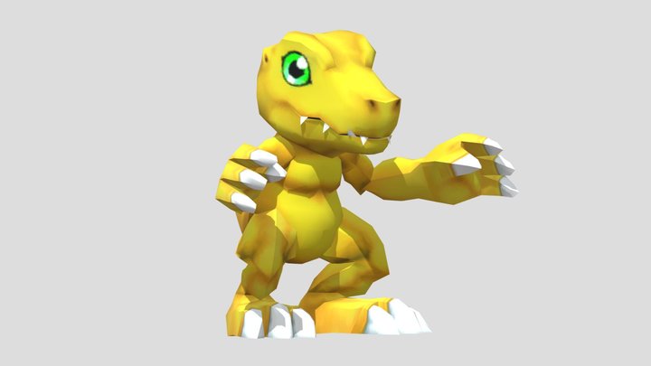 Agumon - Digimon World 4 – Modelo 3D gratuito STL