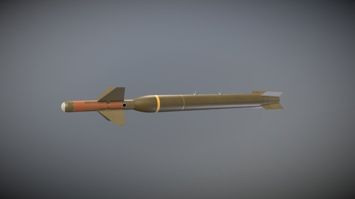 Game Ready GBU-28 3D Model