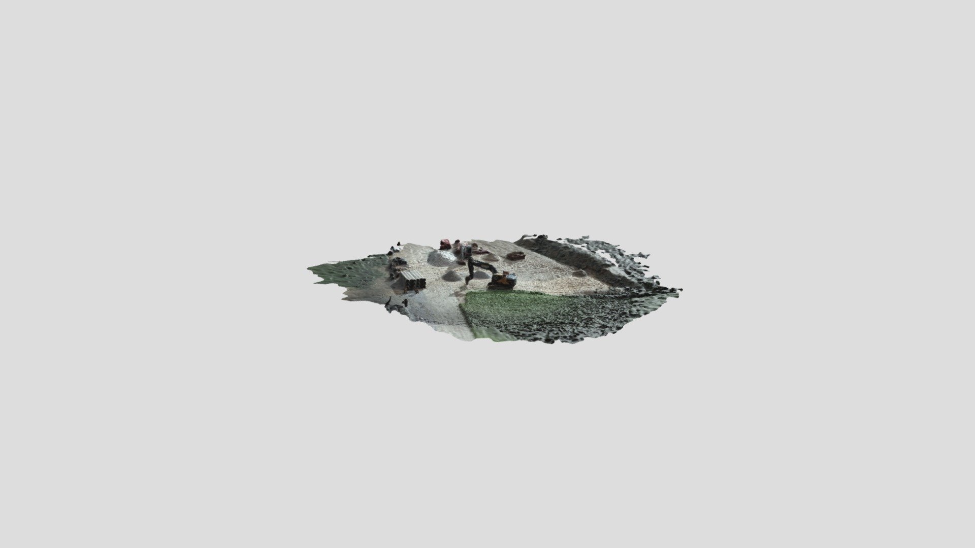 Bagger Simplified 3d Mesh