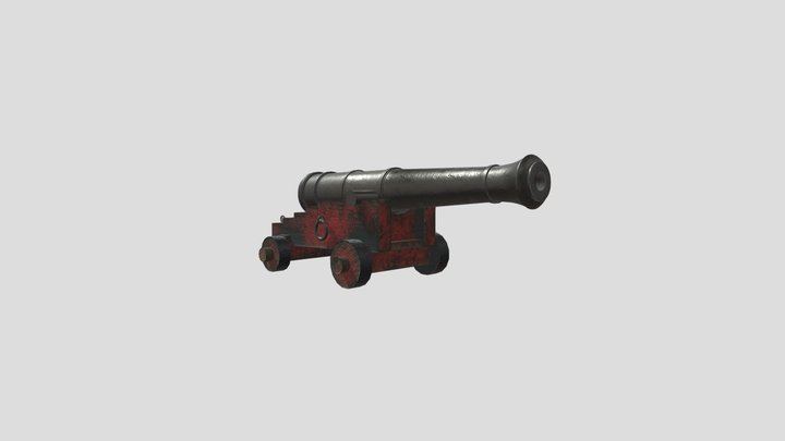 Cannon 3D Model