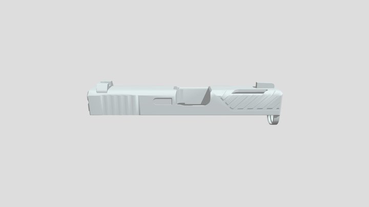 1 Slide Cover Plate 3D Model