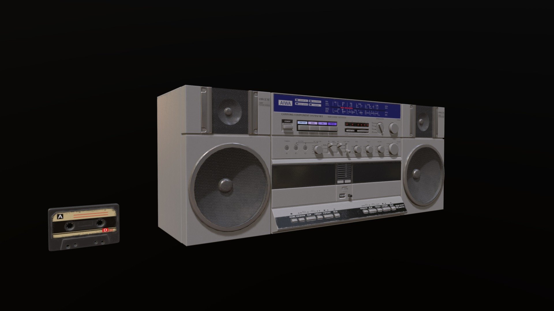 Aiwa Ca-W10 / Revisee / Good Condition / Rare And Heavy
