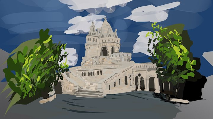 Fisherman's Bastion - Budapest 3D Model