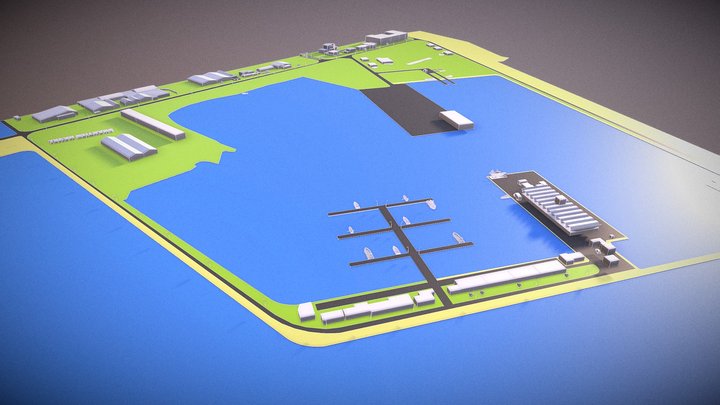 Port Zarzis Clean 3D Model