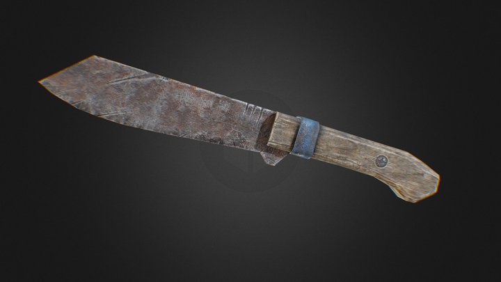 Bonecrusher knife 3D Model