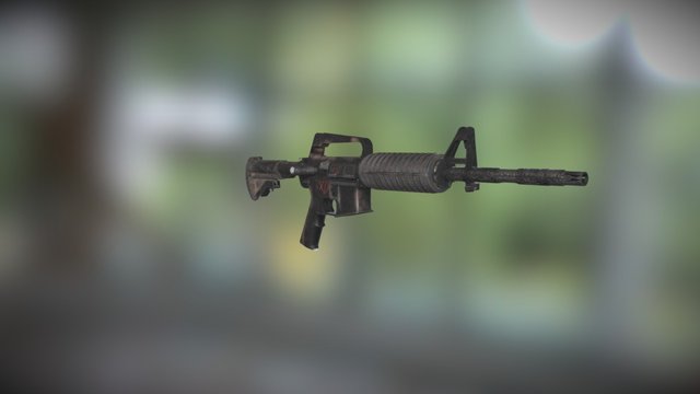 M4A1 - Decay 3D Model