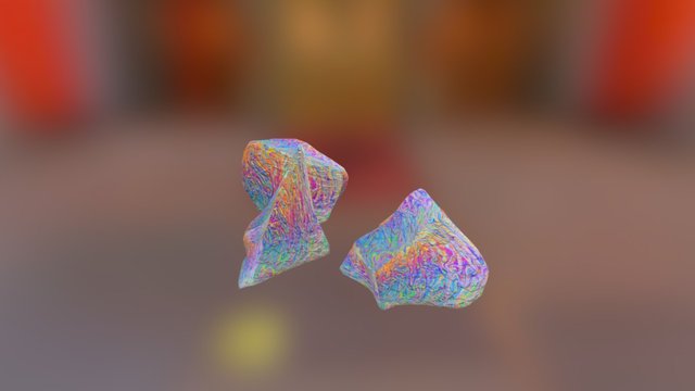 Swirl Rocks Dose 3D Model