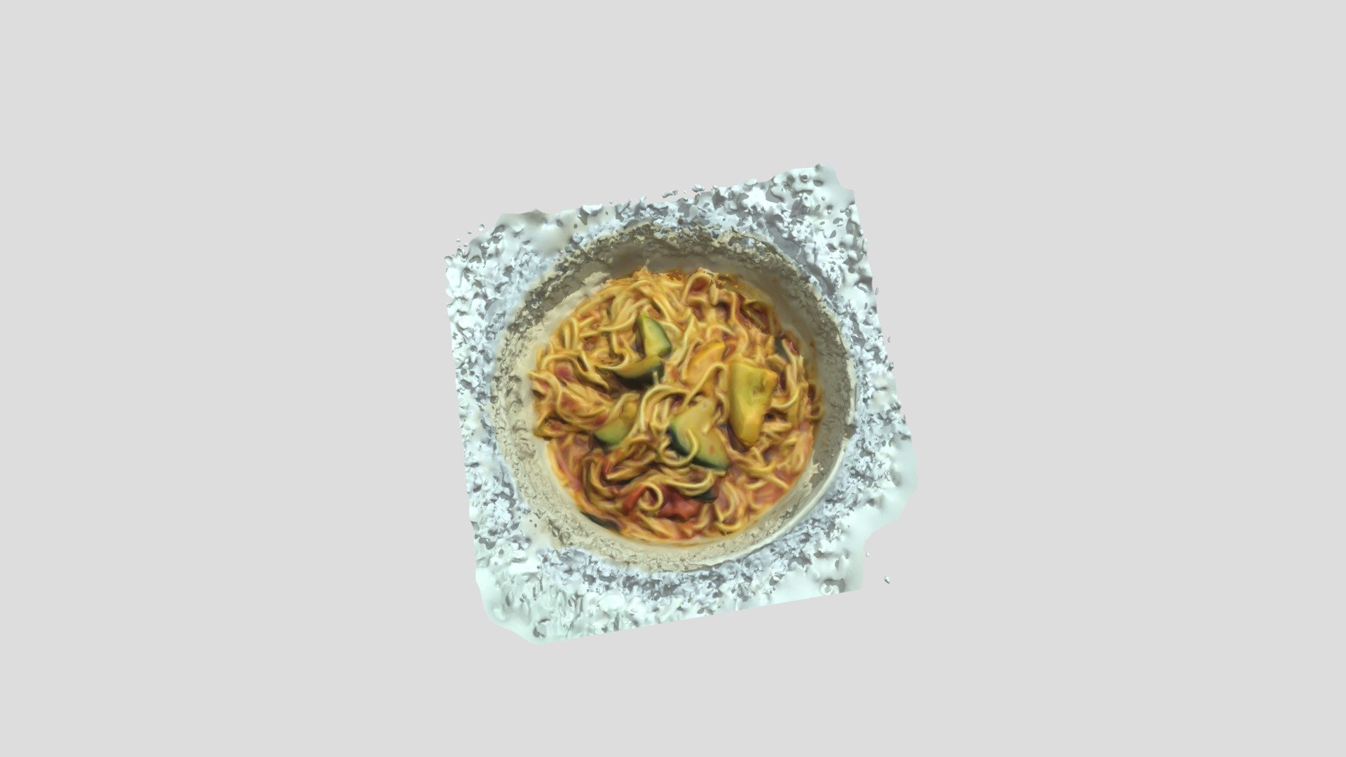 spaghetti photogrammetry test