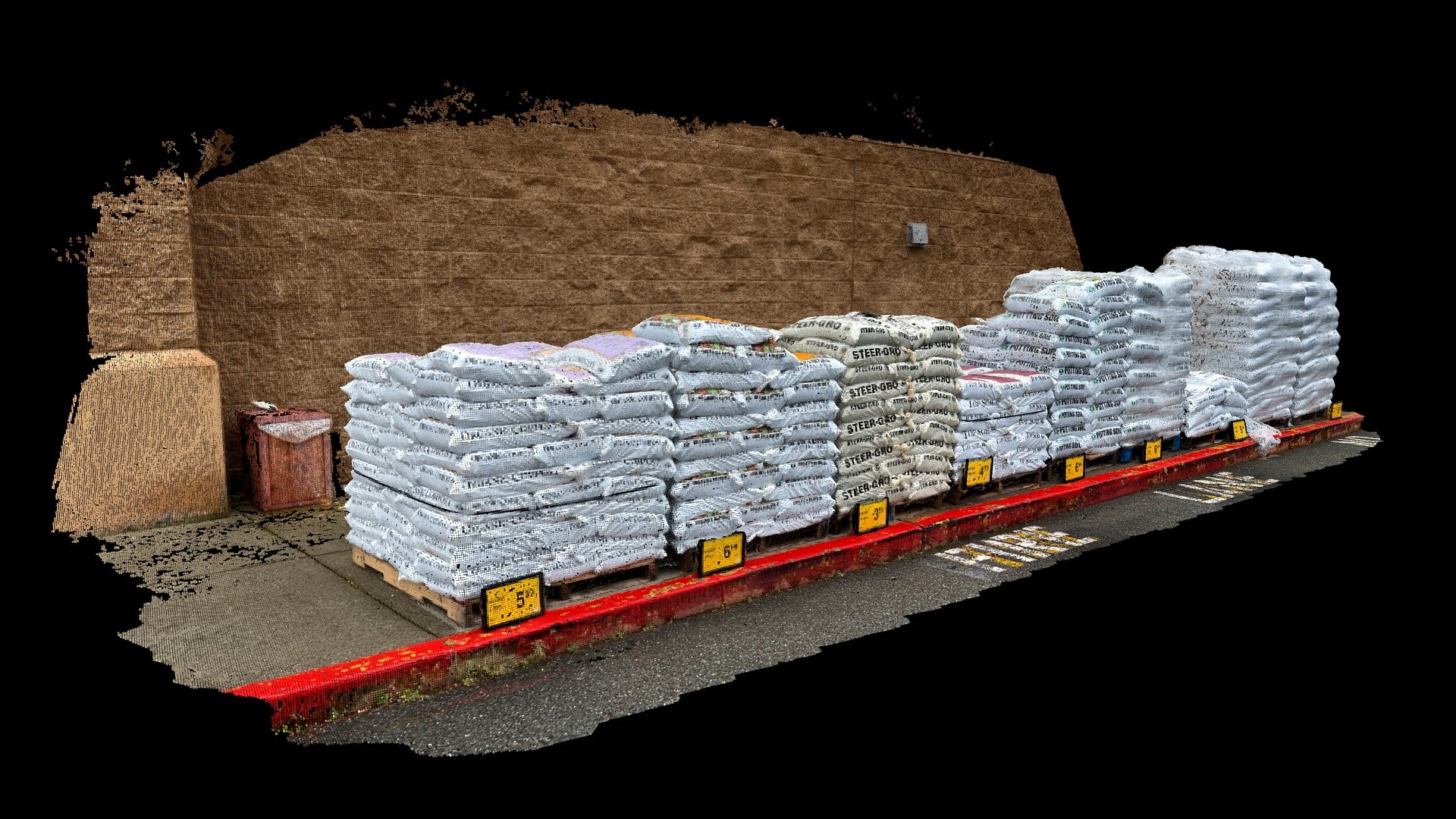 Pallets of Mulch 3D model by EveryPoint [17a16a2] Sketchfab