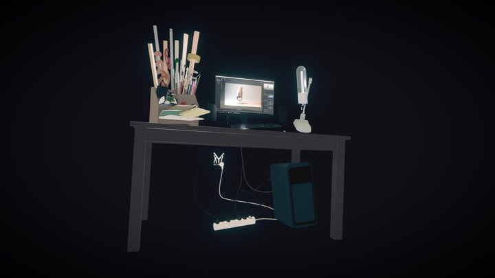 Mой рабочий стол 3D Model