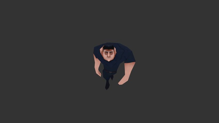 Guard -  Walk 2 3D Model