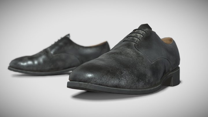 Old Man Shoes 3D Model