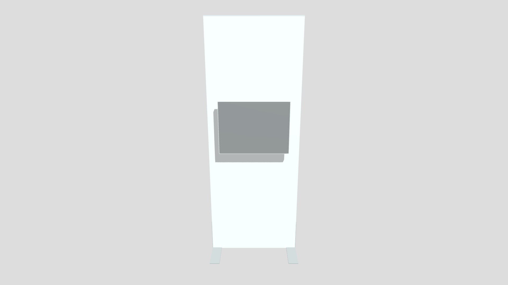 Vector Frame Monitor Kiosk 01 — Sketchfab embed 3D viewer
