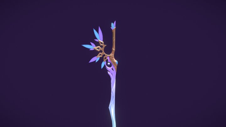 Stylized Sword 3D Model