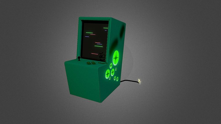 Arcadekast 3D Model