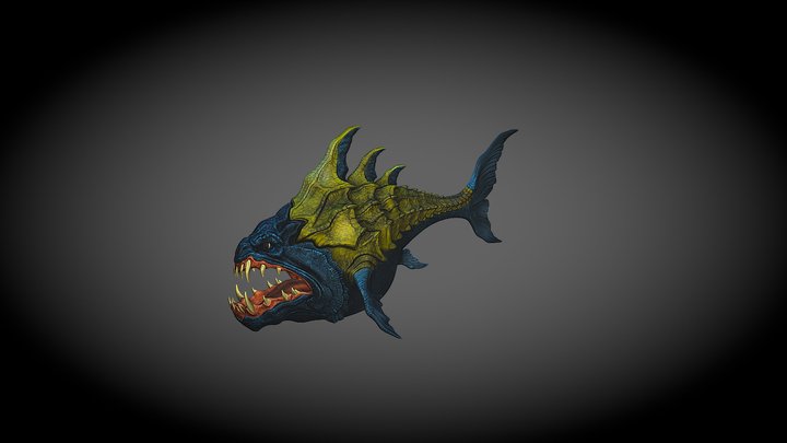 Armor Fish 3D Model