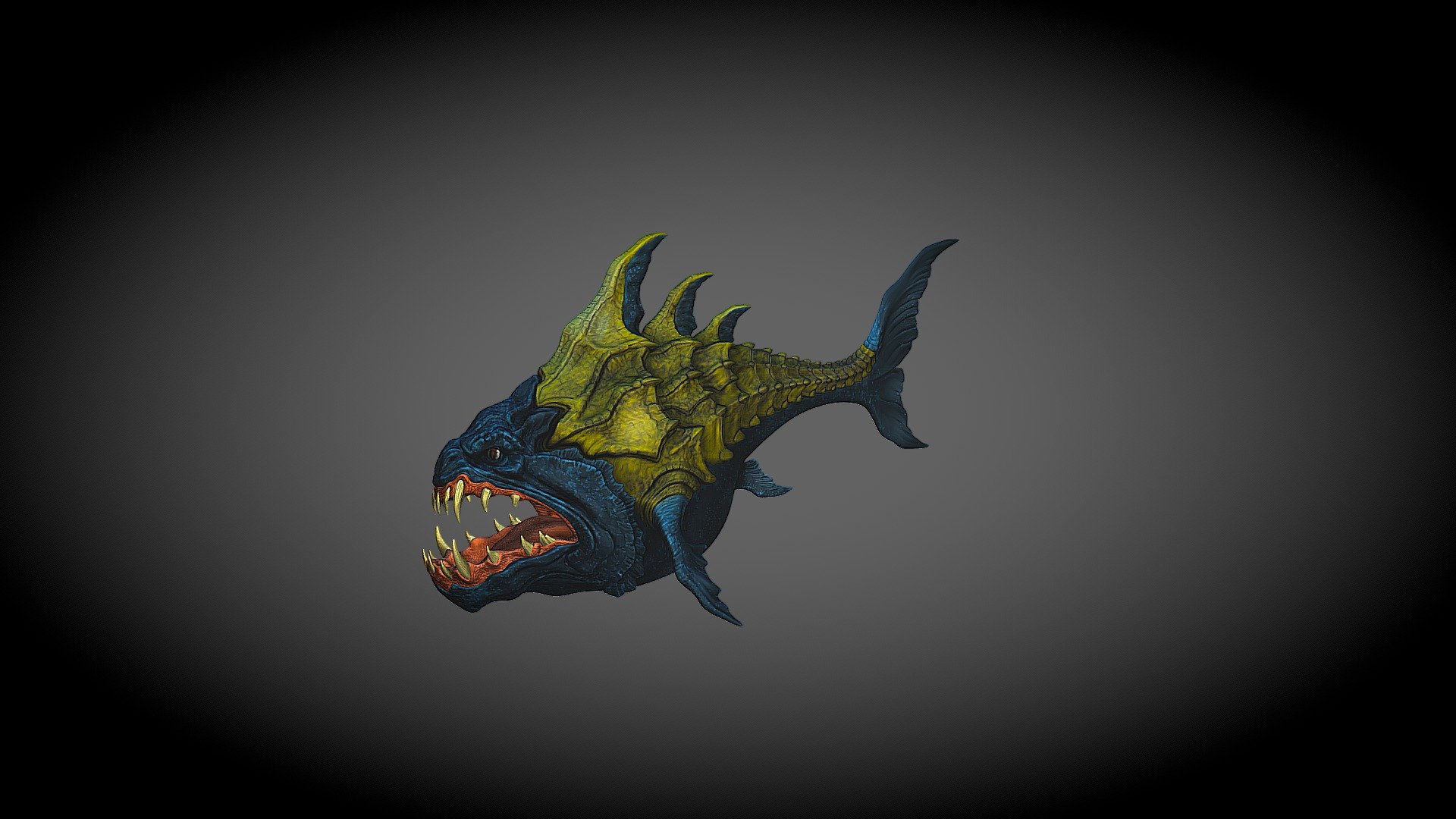 Armor Fish - Download Free 3D model by ksNeves [17a4cdc] - Sketchfab