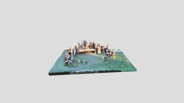 Memoriale Selvatico by Anne de Carbuccia - Low 3D Model