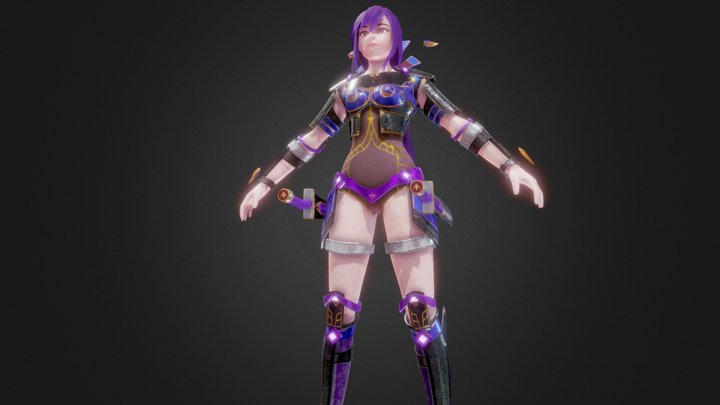 Starlight A-Pose 3D Model