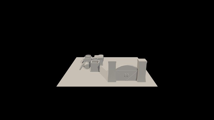 low poly assets 3D Model