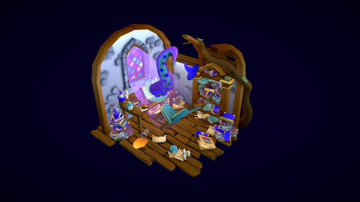 DAE Crib - Accident at the Wizard's Room 3D Model