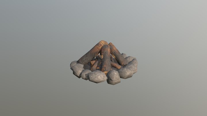 CampFire 3D Model