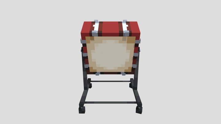 Bass drum 3D Model