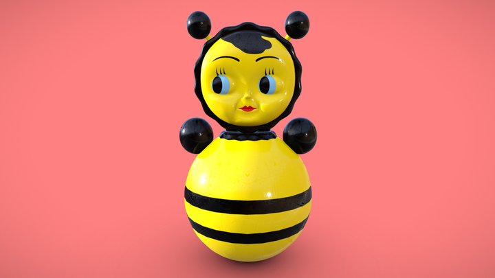 Creepy Bee 3D Model