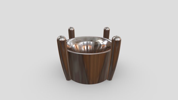 オーバル 3x4 3D Model