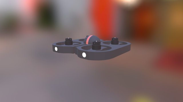 Drone Painted 3D Model