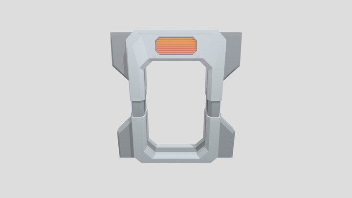 Mars Base Main Primary Door 3D Model