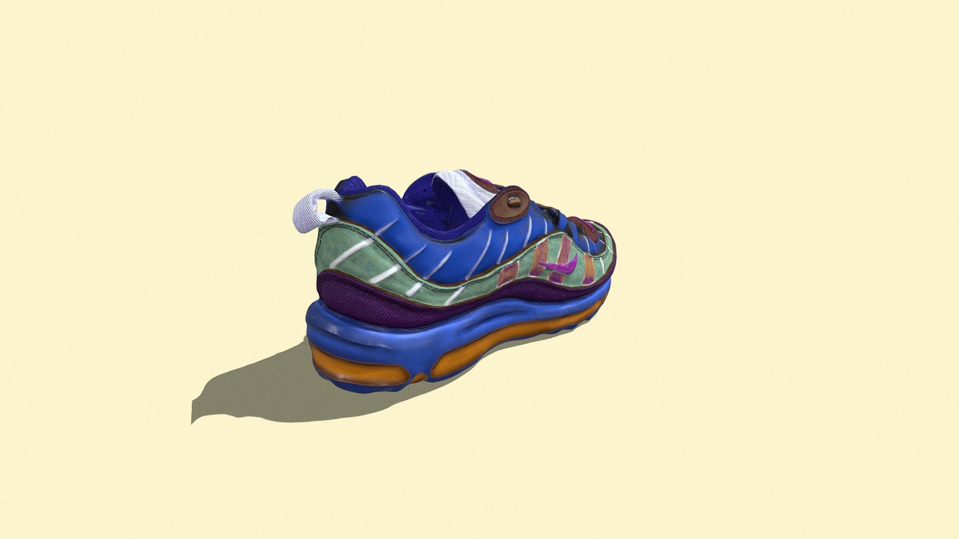 Sneakers 3d Model By Alexanderveremeenko3d [17aabd5] Sketchfab