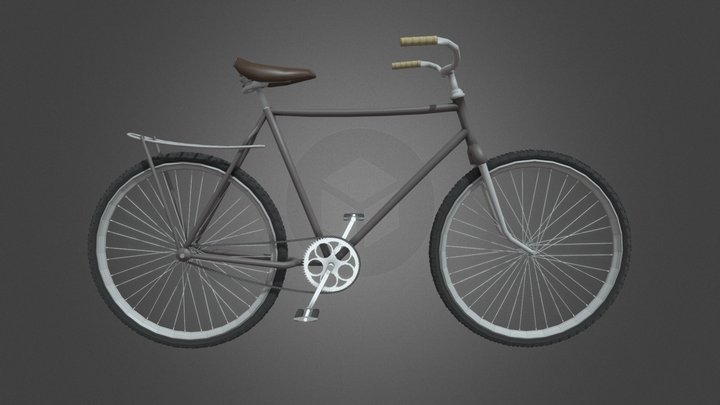 Old Bicycle 3D Model