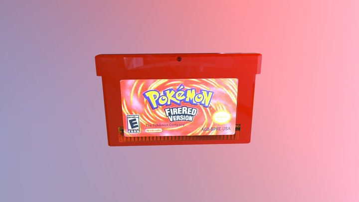 Pokemon: Fire Red 3D Model