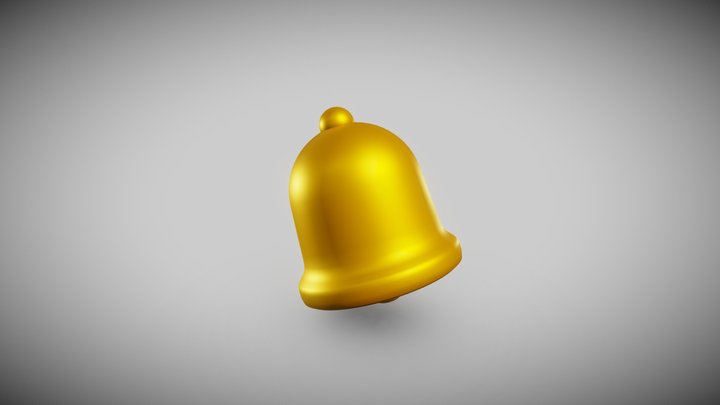 Christmas Bell 3D Model