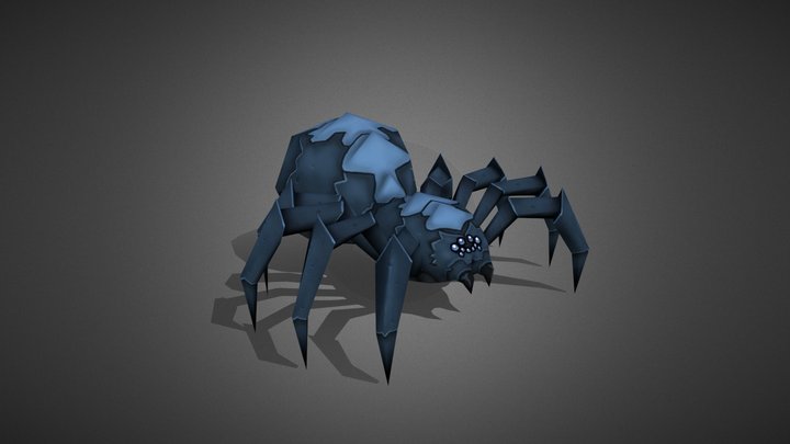 Cave Tarantula 3D Model