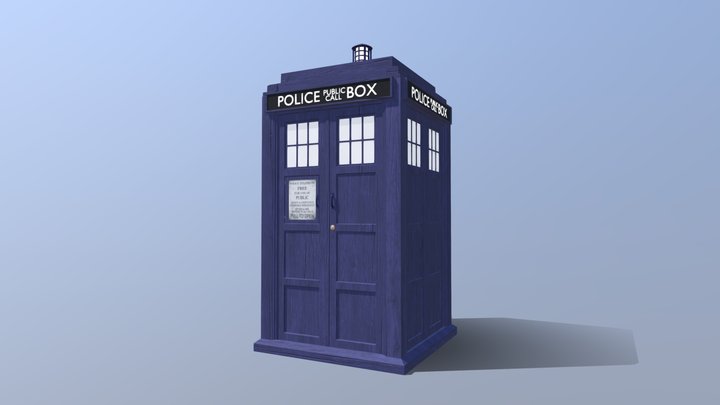 Tardis - Doctor Who 3D Model