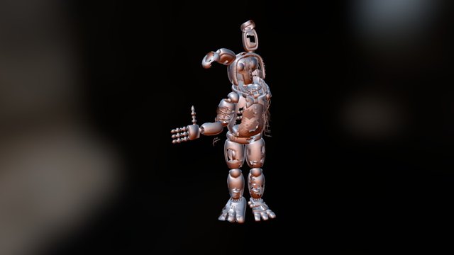 F Na F 2 Withered Bonnie 3D Model