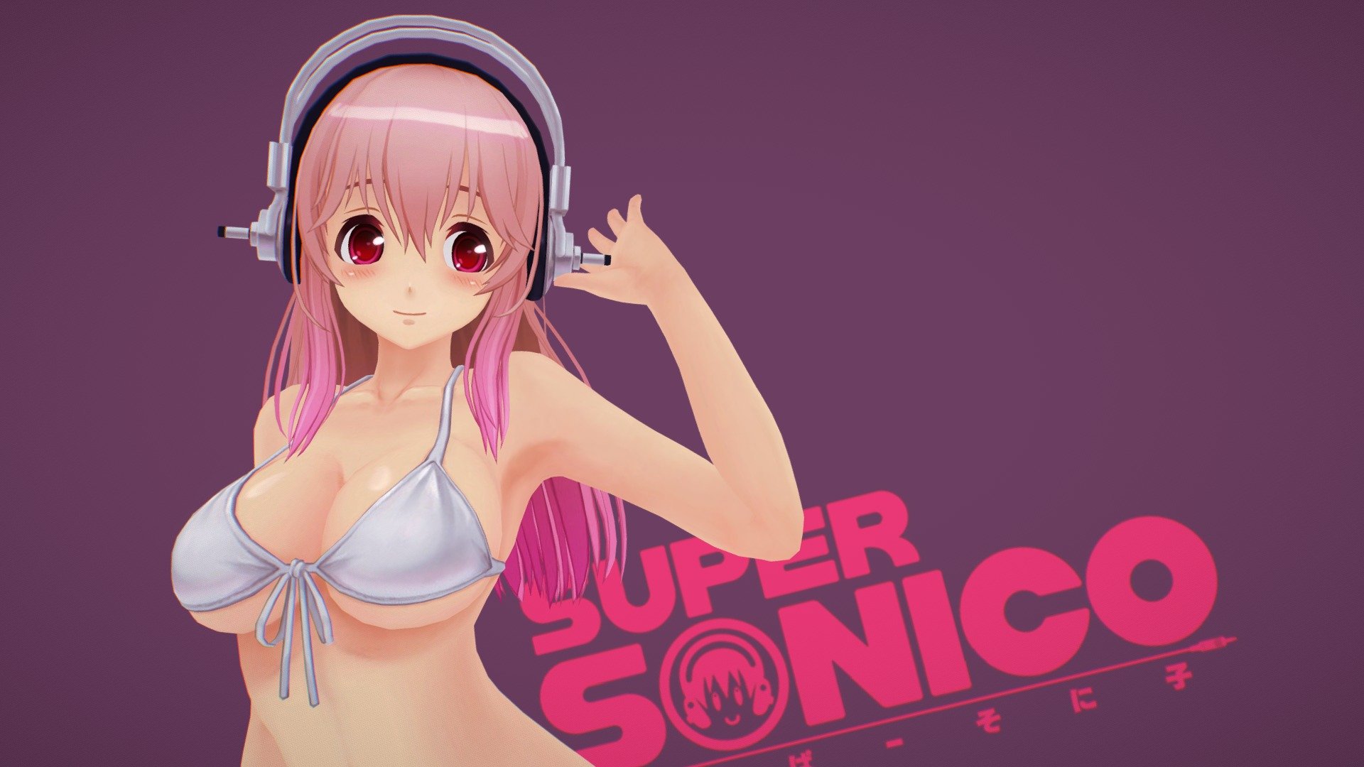 Super Sonico 16 X 11.5 Inch 3D Poster Version A 