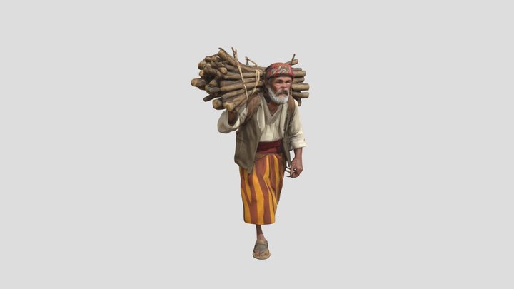 Wood Carrier 3D Model